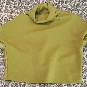 Rhone Dream Glow Crop Sweater in Chartreuse S